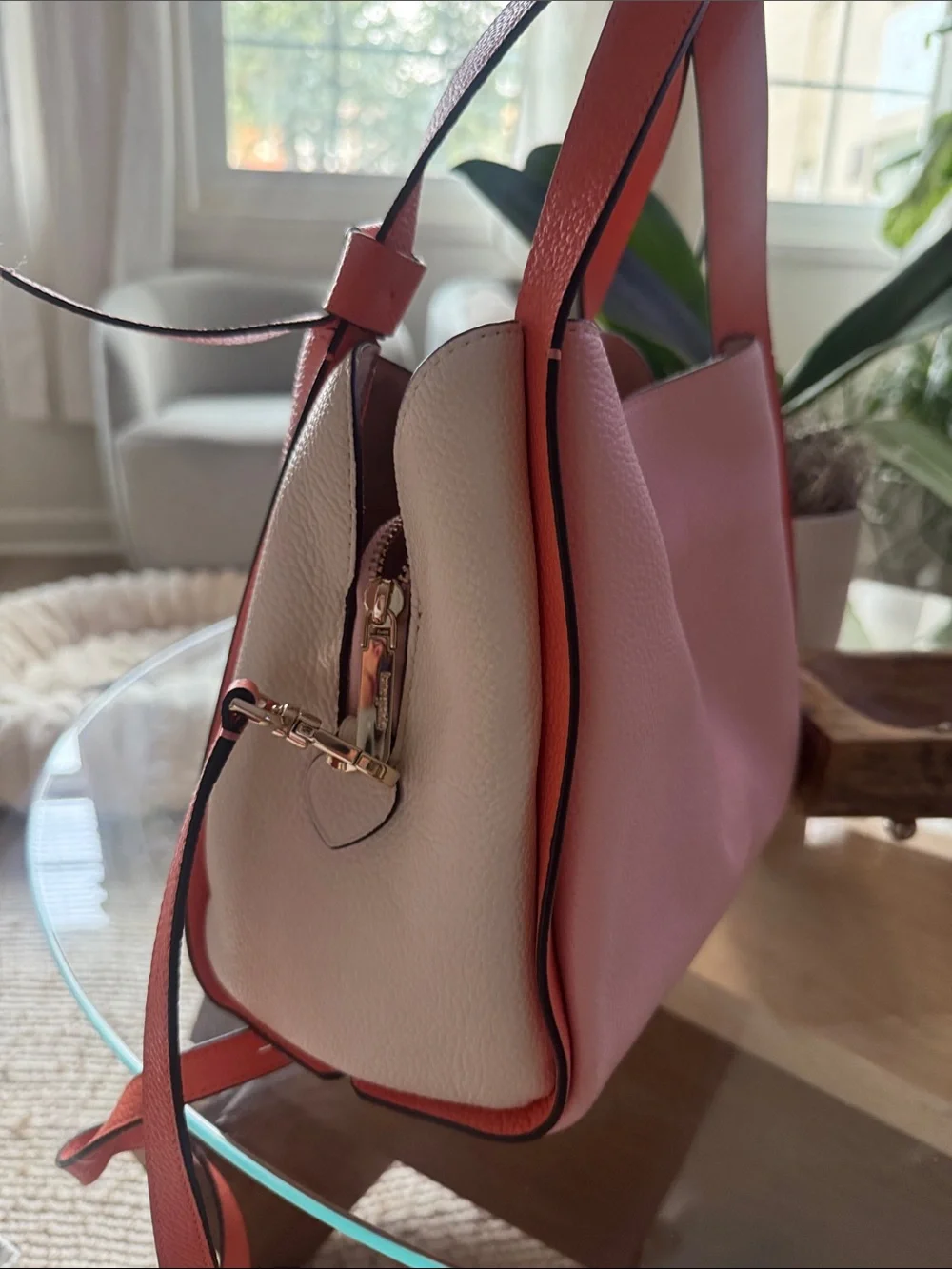 kate spade light pink drawstring dust bag